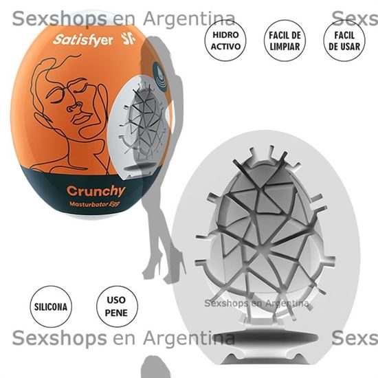 Masturbador Egg Single crunchy